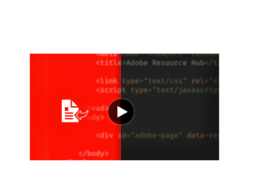 Watch a brief video about hte Adobe Resource Hub
